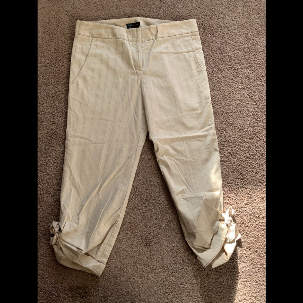 BCBG Maxazria crop cargo style pants